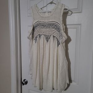 Free People Sea Breeze Tunic Size XS Ivory